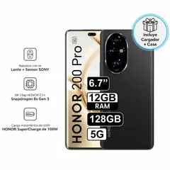 HONOR - Celular Libre 200 Pro 5G 6.7" 512GB 12GB RAM Black