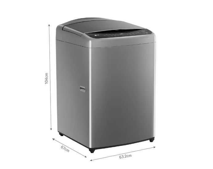 Lavadora de 21Kg con AI DD™ y 6 Motion DD, plateado