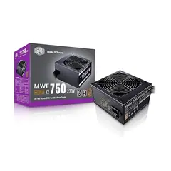 COOLER MASTER - Fuente MWE 750W V2 80 Plus Bronze