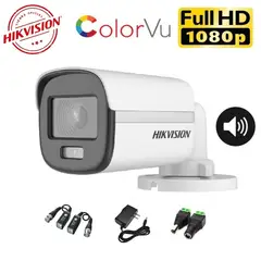 HIKVISION - Cámara Tubo FullHD Color VU AUDIO con accesorios