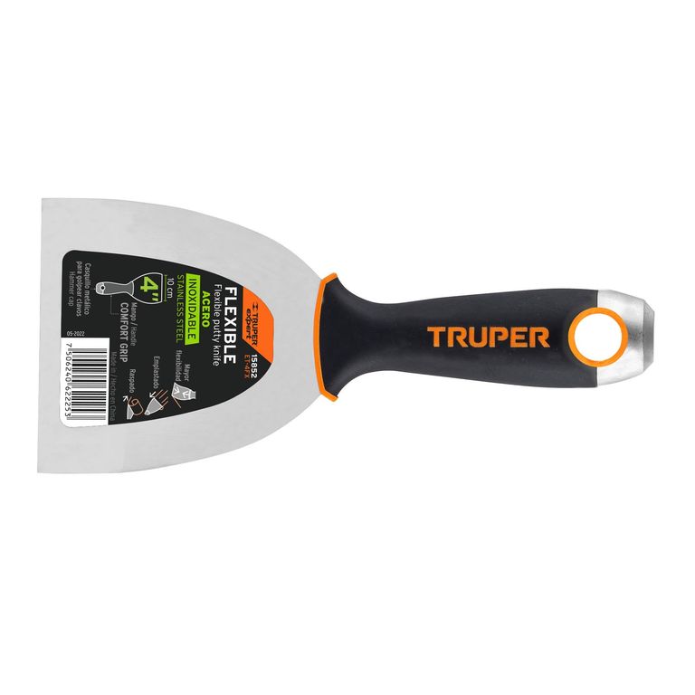 Espátula flexible 4 acero inox mango Comfort Grip 15852