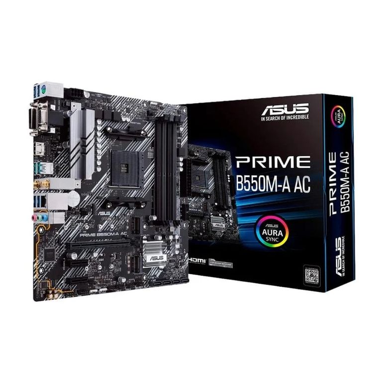 Placa Prime B550M-A AC AM4 DDR4 WiFi