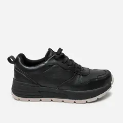 MARIBU - ZAPATILLA ESCOLAR PURO CUERO 1102-NEG