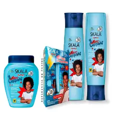 SKALA - CREMA SHAMPOO ACONDICIONADOR CRESPHINO DIVINO KIDS 3 Uds Set - Expert