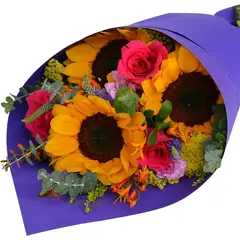 GREEN HOUSE FLORERIA - Ramo de Flores Morado Linea Colors