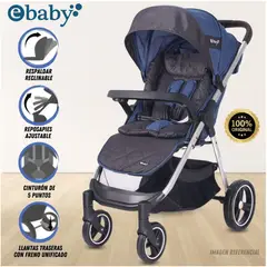 EBABY - Coche de Paseo «DASH» Blue