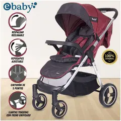 EBABY - Coche de Paseo «DASH» Red