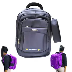 OEM - Mochila Universitario Escolar Juvenil PortaLaptop y Clave Seguridad