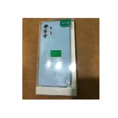 GENERICO - Case para Samsung A73 5G + Mica de Vidrio-Celeste brillante