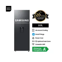 SAMSUNG - Refrigeradora Top Mount Freezer 517L Black RT53DG6750B1PE