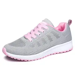 TIOZONEY - Zapatillas casuales para Mujer -Rosa