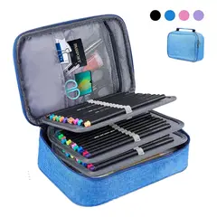 TIOZONEY - Estuche Para Lapices 72 Ranuras Lapiceras Organizadoras