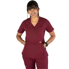 TWELVE - - conjunto médico scrub Emily - Guinda
