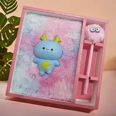 TIOZONEY - Set de cuadernos de felpa