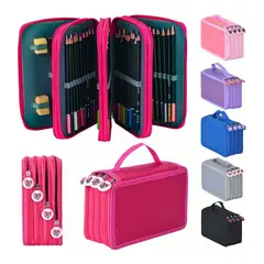 TIOZONEY - Estuche Escolar 72ranura Gran Capacidad Organizador Lapicera