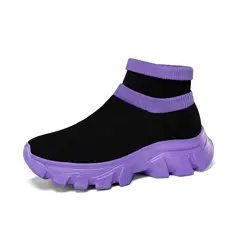 TIOZONEY - Zapatillas casuales para Mujer - Morado