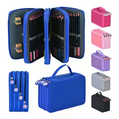 TIOZONEY - Estuche Para Lapices 72 Ranuras Lapiceras Organizadoras