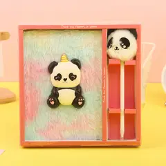 TIOZONEY - Set de cuadernos de felpa