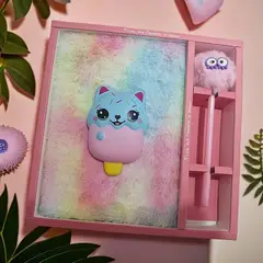 TIOZONEY - Set de cuadernos de felpa