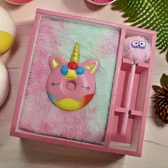 TIOZONEY - Set de cuadernos de felpa