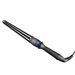 TIOZONEY - Rizador Cónico de Cerámica de un solo tubo con Enchufe Europeo