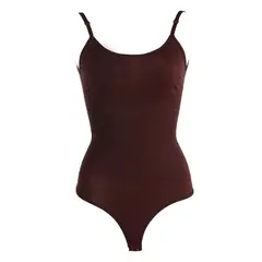 TIOZONEY - Faja Moldeadora Body Push Up - Marrón Oscuro