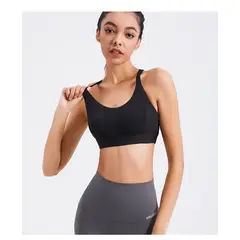 TIOZONEY - Sujetador deportivo de alto impacto para mujer