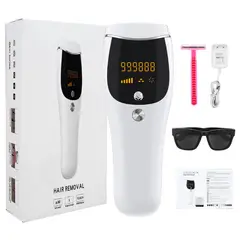 TIOZONEY - Depiladora láser IPL 990000 profesional y sin dolor para mujer en casa