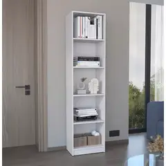 NACION MUEBLES - ESTANTE PIRU COLOR BLANCO