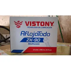 VISTONY - CAJA DE AFLOJATODO ZK-90 296ML 10 ONZAS X 12UND