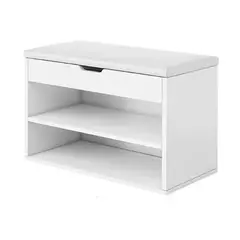 NACION MUEBLES - BAÚL ZAPATERO MICRO COLOR BLANCO