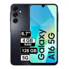 SAMSUNG - Celular Galaxy A16 5G 4GB+128GB - Negro