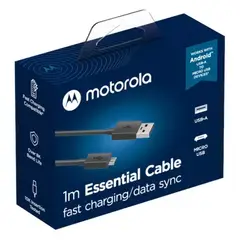 MOTOROLA - Cable de Carga Rápida USB-A a Micro USB