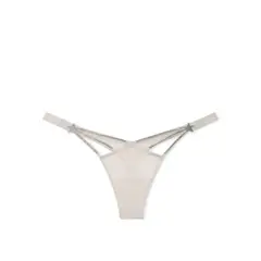 VICTORIA'S SECRET - Panty Tanga lisa de Tira Brillante estrellas Victorias secret
