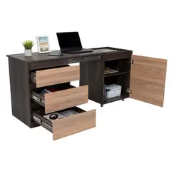 NACION MUEBLES - ESCRITORIO DUDA COLOR MARRÓN