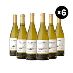 CATENA ZAPATA - Pack x6 Vino CATENA Chardonnay Botella 750ml