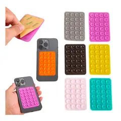 GENERICO - Ventosa para Celular de Silicona Fucsia