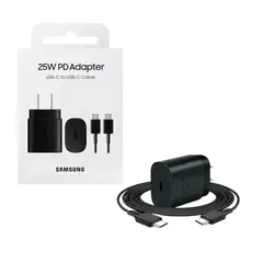 SAMSUNG - Cargador 25W Con Cable para A32 A33 A34 A35 - Negro