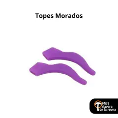 GENERICO - Topes de silicona para lentes color morado