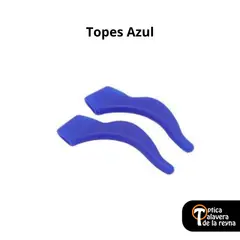 GENERICO - Topes de silicona para lentes color azul
