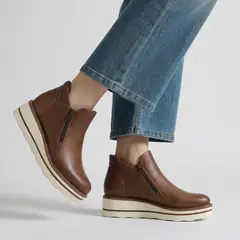 ECCO - Botas Casual Mujer Luanna07 Tostado Cuero