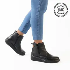 ECCO - Botas Confort Mujer Split02 Negro Cuero
