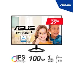 ASUS - MONITOR VZ27EHF 27 LED IPS FHD 1920x1080 100HZ 1MS HDMI