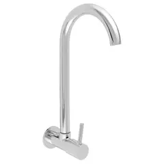 TREBOL - Grifo Tipo Ganso para Cocina en Bronce Cromado Plateado