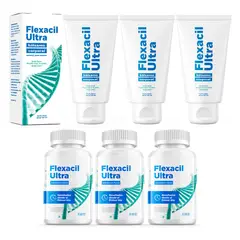 FLEXACIL - 3 ULTRA CREMA + 3 ULTRA CAPSULAS