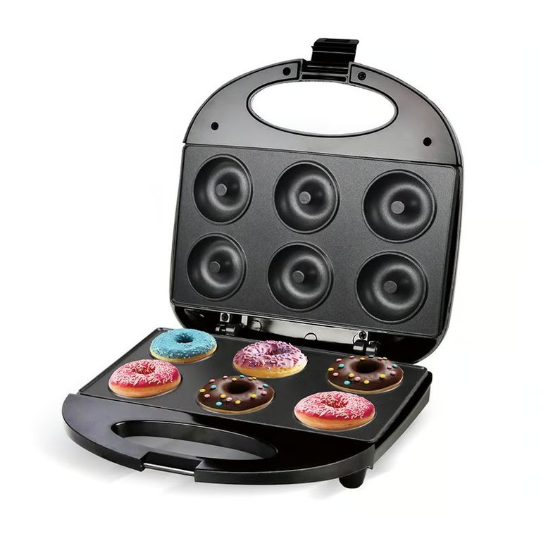 Máquina Mini 6Donas Antiadherente Superficie Antiadherente Eléctrica