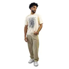 DM DEXMEN - Polo Dexmen Oversize ACDC Beige