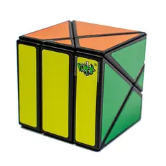 LANLAN TOYS - Cubo Mágico Blue X Cube Negro