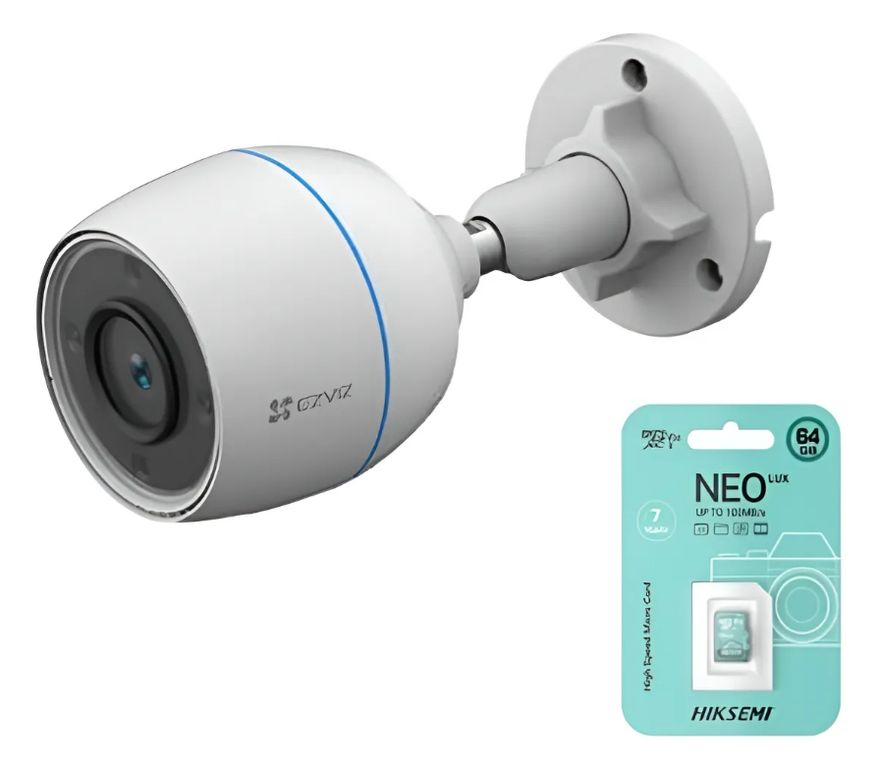 Cámara de Seguridad para Exteriores H3C 2MP Full HD + SD 64GB