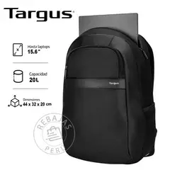 TARGUS - Mochila Safire Plus 156 Black - Compacta y Funcional
